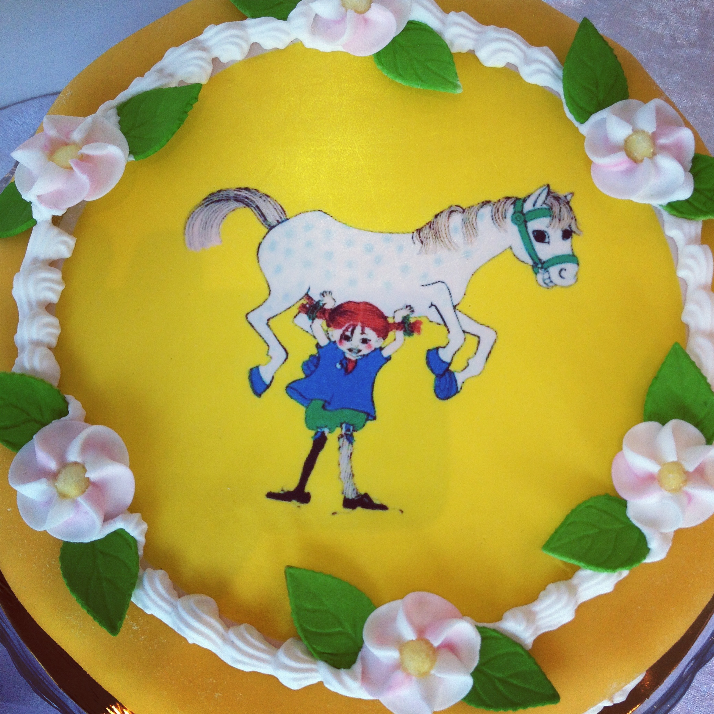 Pippi Långstrump tårta