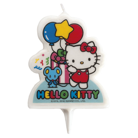 Hello Kitty 2D-tårtljus | Hello Kitty tårtljus | HobbyPyssel