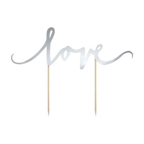 Cake Toppers Love, guld