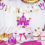 Cake Toppers Prinsesslott, set/4