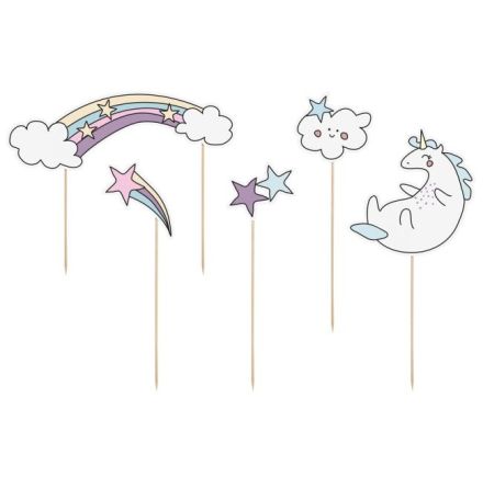 Cake Toppers Enhrning, set/5 