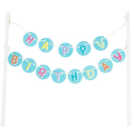 Cake Banner Happy Birthday