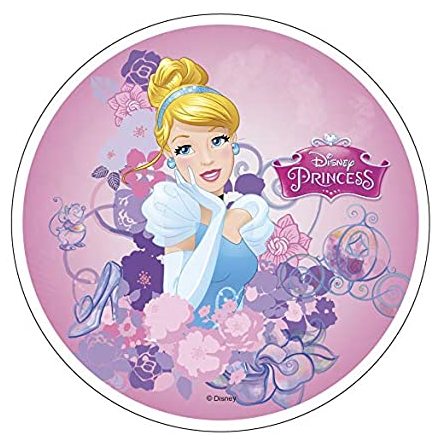 Disney Prinsessor Askungen, Tårtbild 21 cm