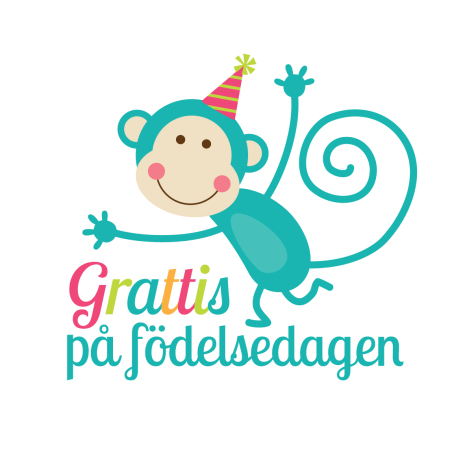 Oblat apa | Tårtbilder till din tårta - Tårtbilder till födelsedagstårtan | HobbyPyssel