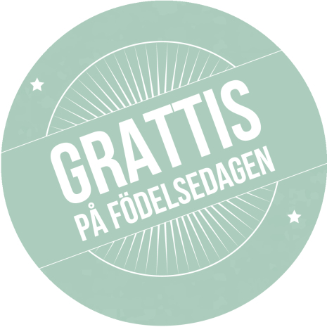 Oblat grön Grattis | Tårtbilder till din tårta - Tårtbilder till födelsedagstårtan | HobbyPyssel