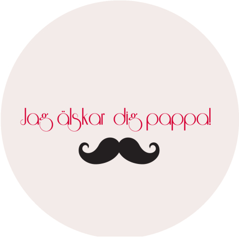 Jag älskar dig pappa | Tårtbilder till Fars dag | HobbyPyssel