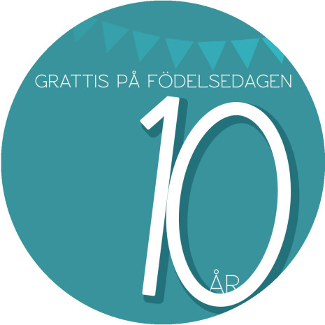 10år grön | Tårtbilder till 10 års dagen | HobbyPyssel