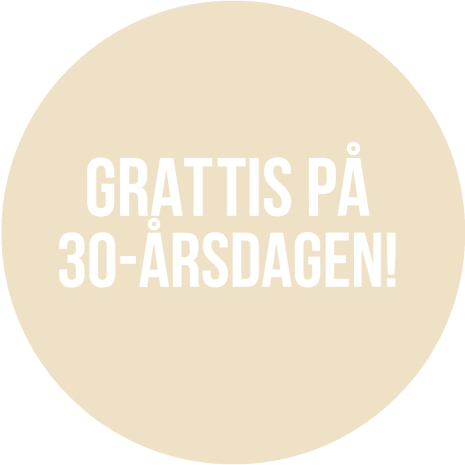 30 år beige | Tårtbilder till 30 års dagen | HobbyPyssel