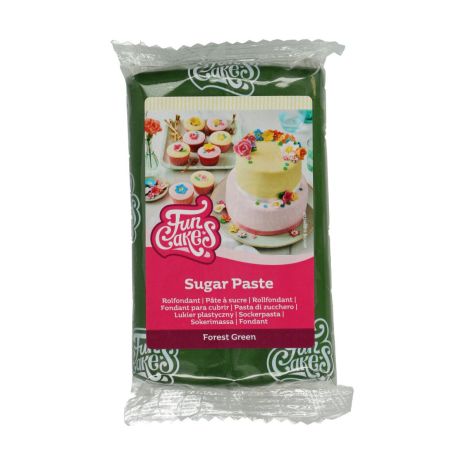 FunCakes Sockerpasta Forest Green, 250 g | SOCKERPASTA | HobbyPyssel