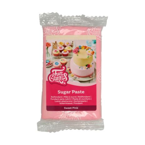 FunCakes Sockerpasta Sweet Pink, 250 g | SOCKERPASTA | HobbyPyssel