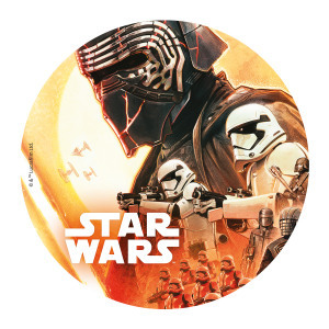 Star Wars Tårtbild, stärkelseoblat Ø 20 cm | Star Wars tårtbild | HobbyPyssel