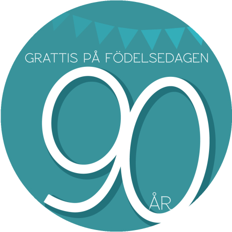 90 år grön | Tårtbilder till 90 års dagen | HobbyPyssel