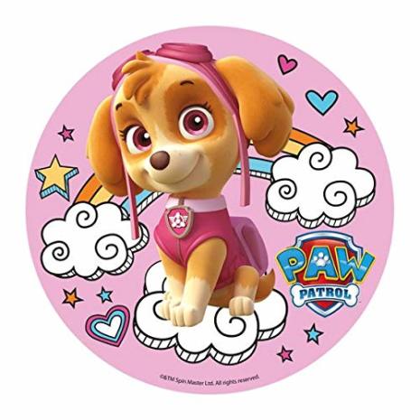 Paw Patrol Skye Tårtbild, 20 cm | Paw Patrol tårtbild | HobbyPyssel