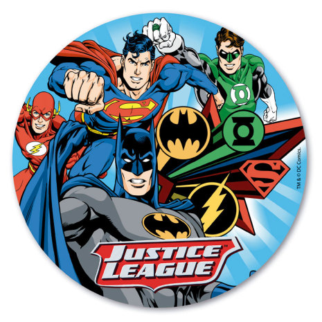 Justice League, tårtbild | Justice League tårtbild | HobbyPyssel