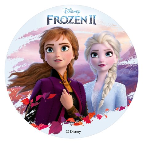 Frost Elsa & Anna, tårtbild | Frost tårtbild | HobbyPyssel