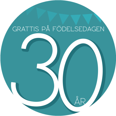 30 år grön | Tårtbilder till 30 års dagen | HobbyPyssel