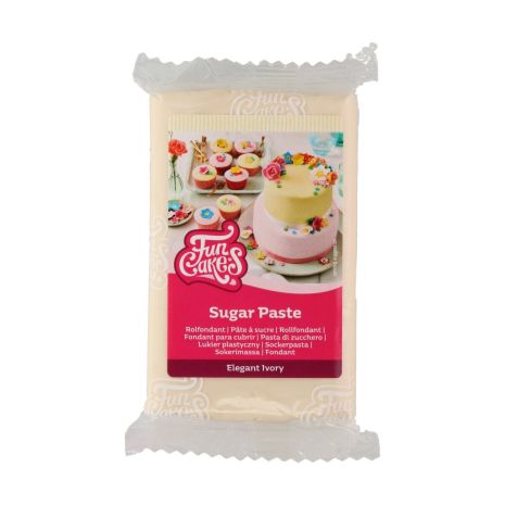 FunCakes Sockerpasta Elegant Ivory, 250 g | SOCKERPASTA | HobbyPyssel