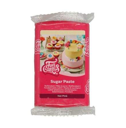 Sockerpasta Hot Pink, 250 g