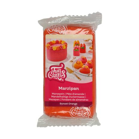 Marsipan Sunset Orange, 250 g | MARSIPAN | HobbyPyssel