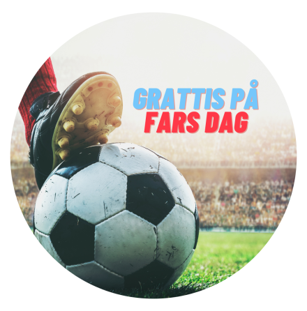 Grattis på Fars Dag med fotboll