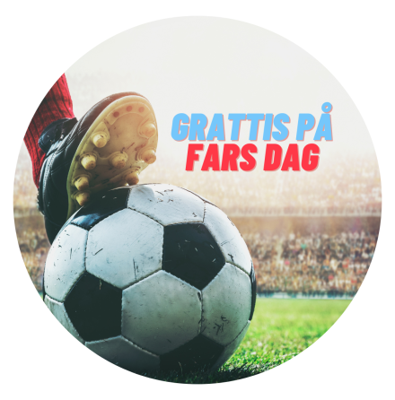 Grattis p Fars Dag med fotboll