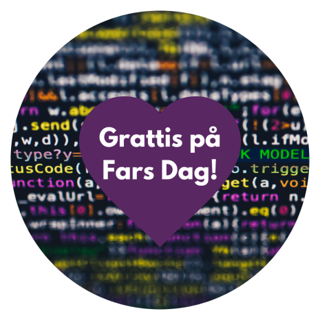Grattis på Fars Dag - ätbar tårtbild | Tårtbilder till Fars dag | HobbyPyssel