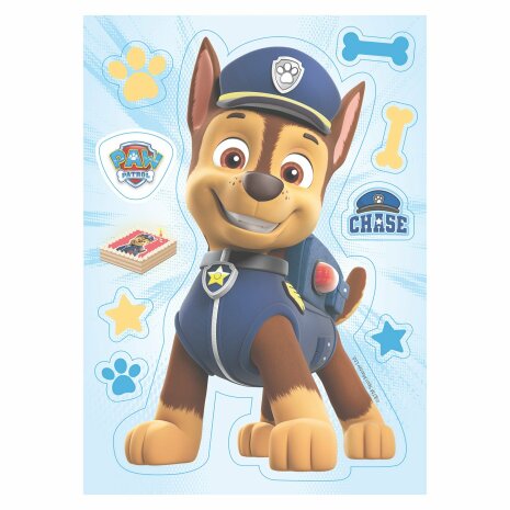 Paw Patrol tårtbild, stärkelseoblat 14,8x21 cm | Paw Patrol tårtbild | HobbyPyssel