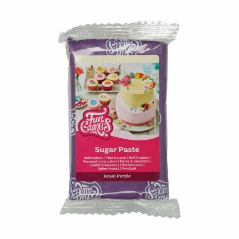 FunCakes Sockerpasta Royal Purple, 250 g | SOCKERPASTA | HobbyPyssel