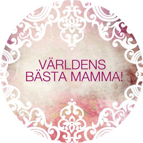 Världens bästa mor | Tårtdekorationer Mors dag | HobbyPyssel