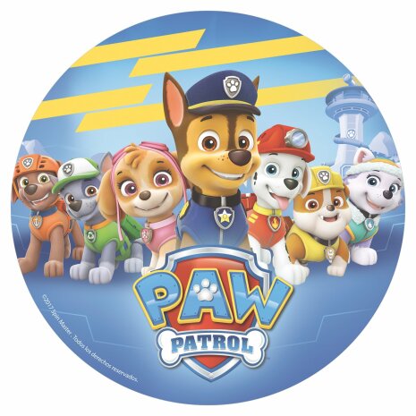Paw Patrol Tårtbild, 20 cm | Paw Patrol tårtbild | HobbyPyssel