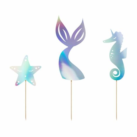 Cake Toppers Mermaid, set/3 | CAKE TOPPERS | HobbyPyssel