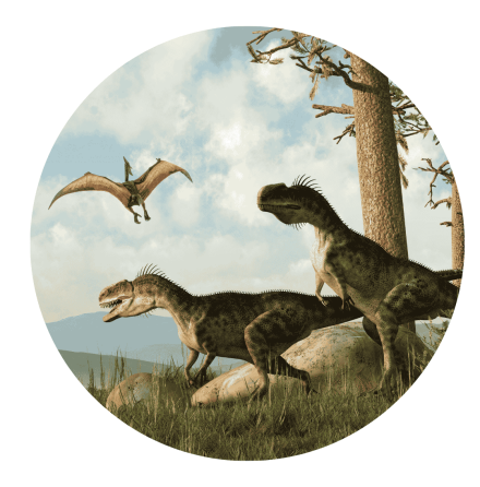 Dinosaurie Tårtbild