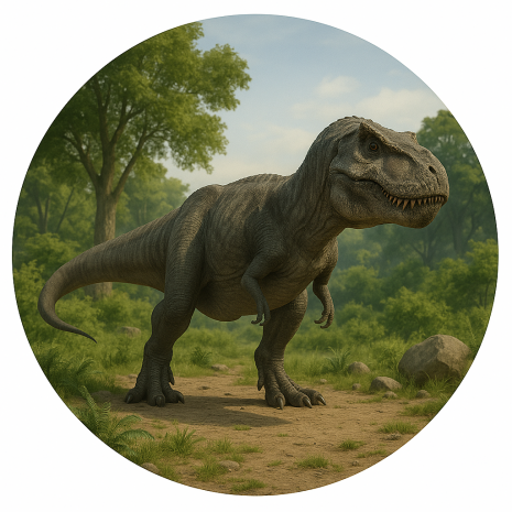 Dinosaurie T-Rex Tårtbild | Dinosaurier Tårtbild | HobbyPyssel