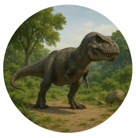Dinosaurie T-Rex Tårtbild
