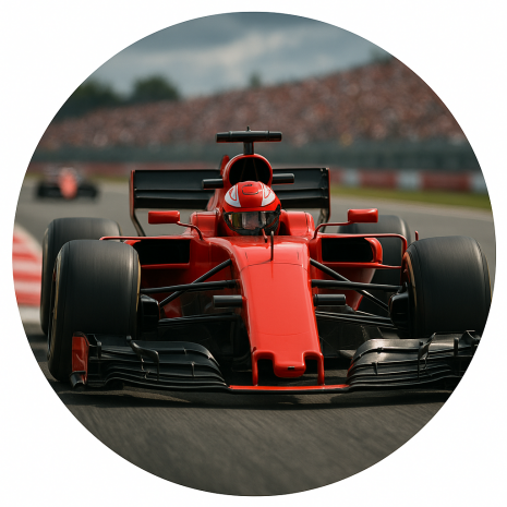 Formel 1 bil, tårtbild