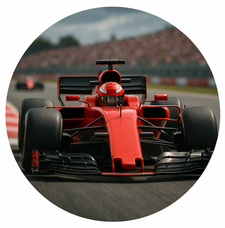 Formel 1-bil, Trtbild