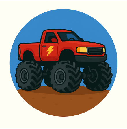 Rd Monstertruck, Trtbild