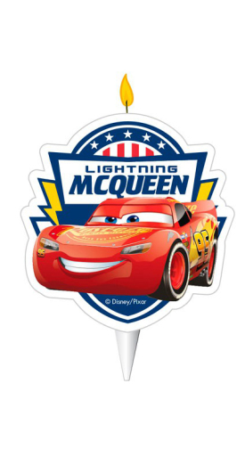 Blixten McQueen, Tårtljus | Blixten McQueen tårtljus | HobbyPyssel