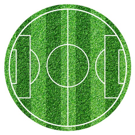 Fotbollsplan, tårtbild | FOTBOLL TÅRTBILDER | HobbyPyssel