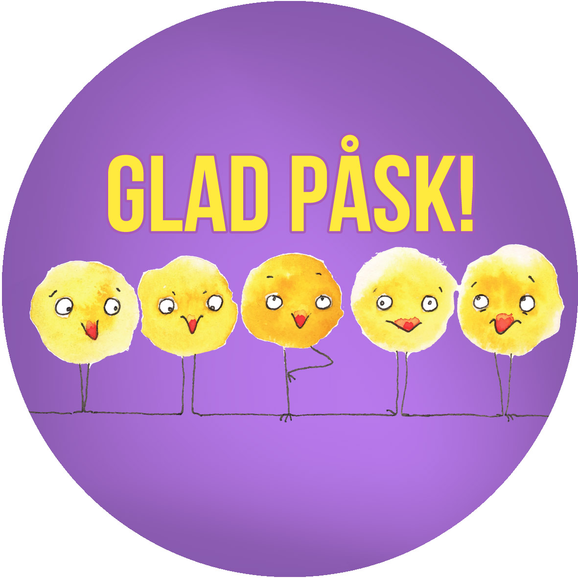 Glad Påsk tårtbild